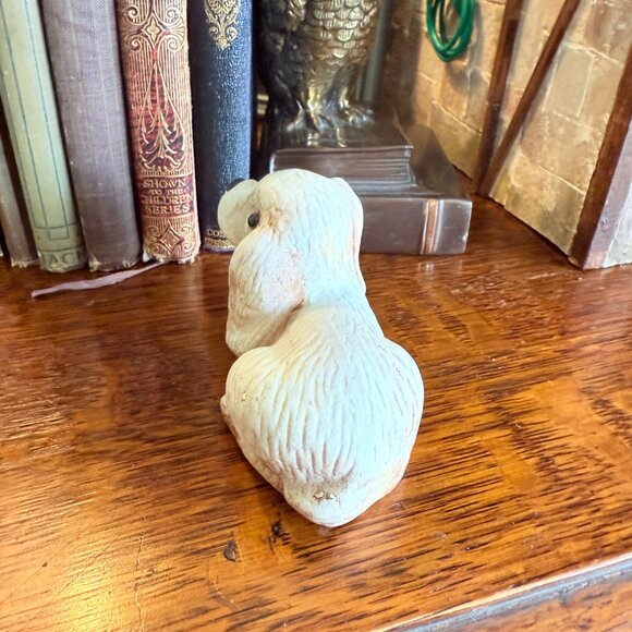 Vintage Porcelain Dog with Glass eyes - Picture 7 of 13